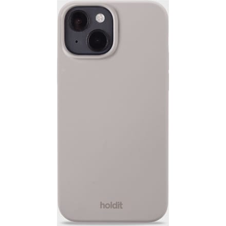 Phone Case Silicone Taupe iPhone 15