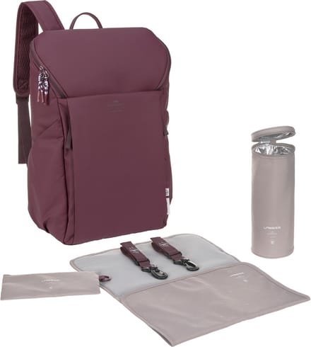 Lässig Luiertas Green Label Slender Up Backpack Rugzak deep red