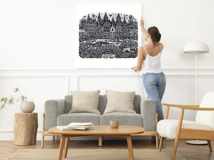 Kunstprint | Wanddecoratie | Dibond | 40 × 40 cm