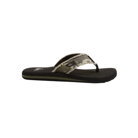 Quiksilver Monkey Abyss Heren Slippers - Green/Brown/Black - Maat 45