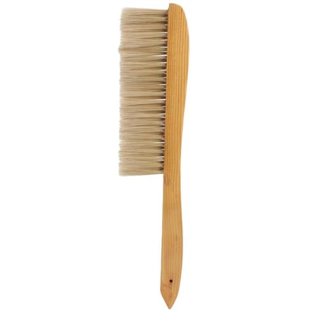 Brosse d'apiculture à double rangée et à long manche, outil de nettoyage et de balayage de ruche beige