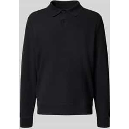 Pullover met polokraag en knoopsluiting