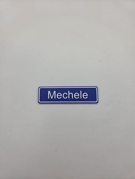 3D plaatsnaam speldje Mechele