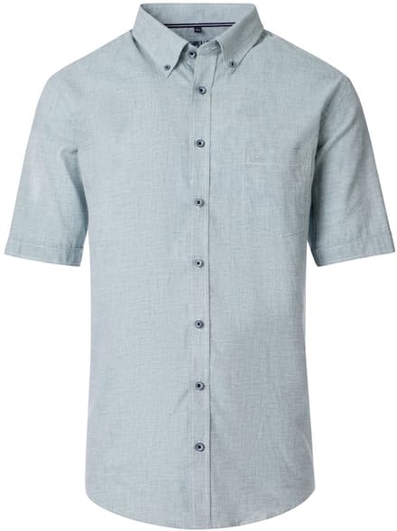 Casa Moda Casual Overhemd Korte Mouw Linnenmix 954457100-300 - L