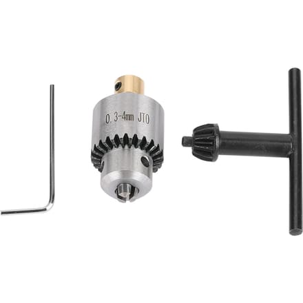 Micro 0,34 mm JTO Conisch Gemonteerde Boorkop en Sleutel met Boorkopsleutel voor Draaibank Elektrische Boormachine