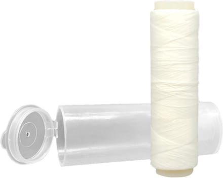 Visdraad Elastisch - Aas Wikkeldraad - Vastzetten van aas - Ultra rekbaar nylon - 020 mm diameter - Transparant
