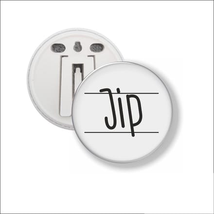 Button Met Clip 58 MM - Jip