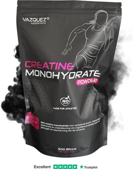 Creatine Monohydrate - 500 gram - 100 servings - 200 mesh - Creatine Micronised - Puurste Vorm - Zonder Toevoegingen