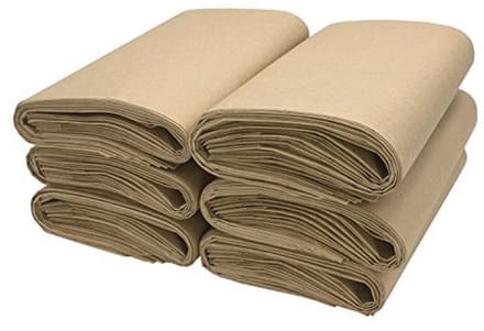 Bio compostzakken voor keukenafval, 10 L, 60 stuks, kraftpapier