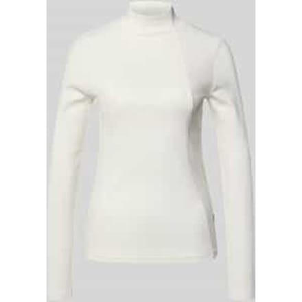 Shirt met lange mouwen en opstaande kraag