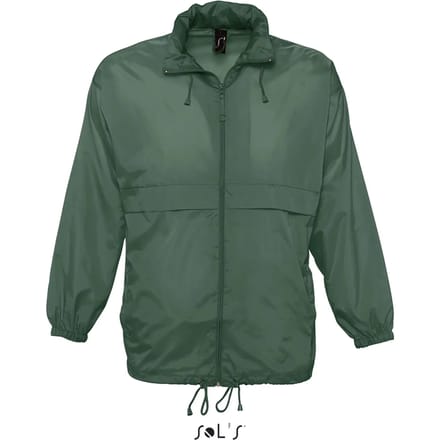 SOL'S Unisex Windbreaker Surf Jacket L889 - Forest Green - M