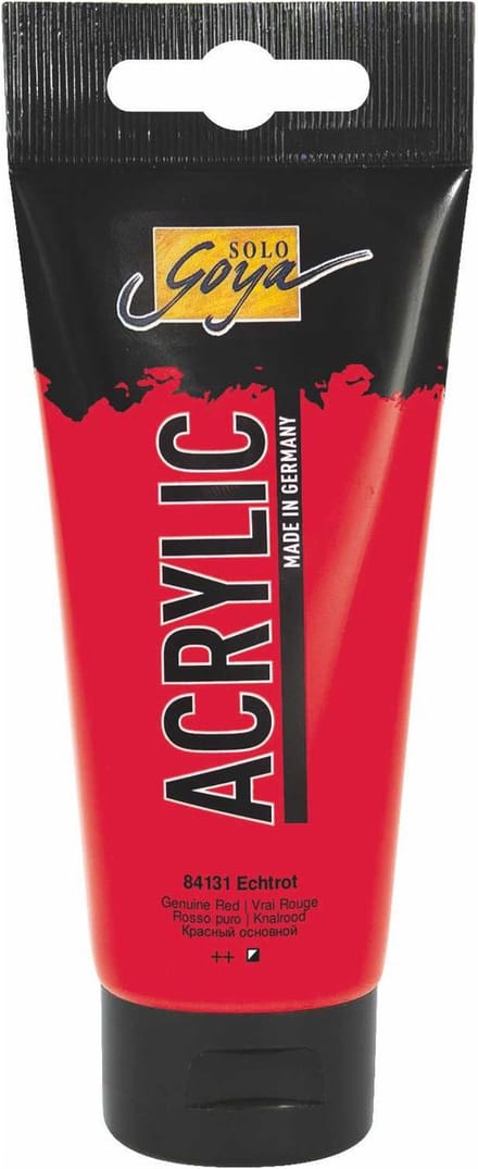 Solo Goya Citroengele Acrylverf - 100ml tube - Hoge kwaliteit A-merk