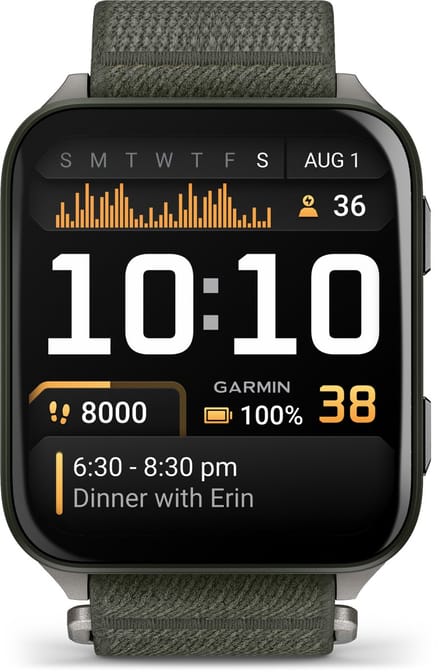Garmin Venu X1 - GPS-smartwatch - 2-inch - AMOLED-scherm - Moss/Groen
