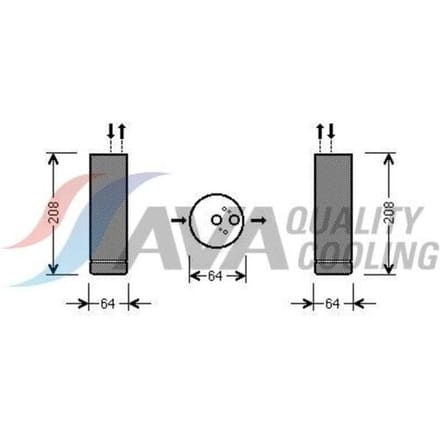 Droger, airconditioning HIGHWAY AUTOMOTIVE 42033003HW