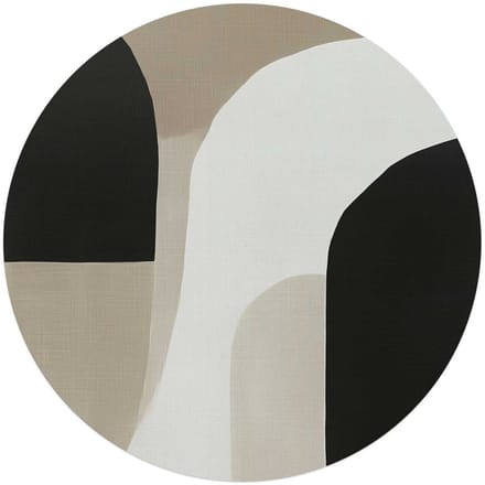 Glasschilderij Abstracte sfeer II - Ø 70 - Glas - REINDERS