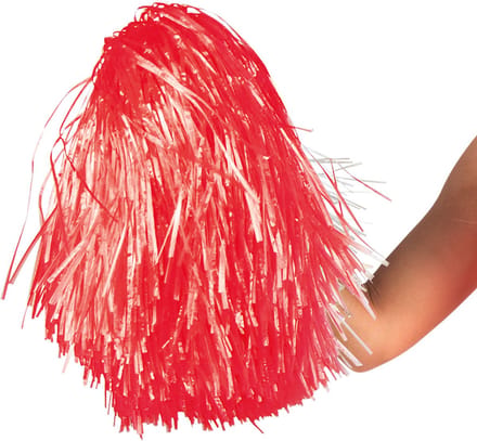 Boland - Pompom deluxe rood Rood - Volwassenen - Vrouwen - Cheerleader - Sport
