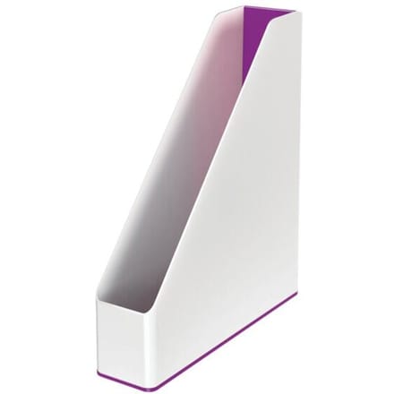 Leitz WOW Tijdschriftencassette Duokleur Paars