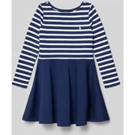 mini-jurk met ronde hals