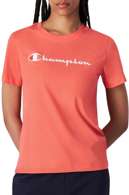 Champion Big Logo Jersey Shirt Dames - Maat S
