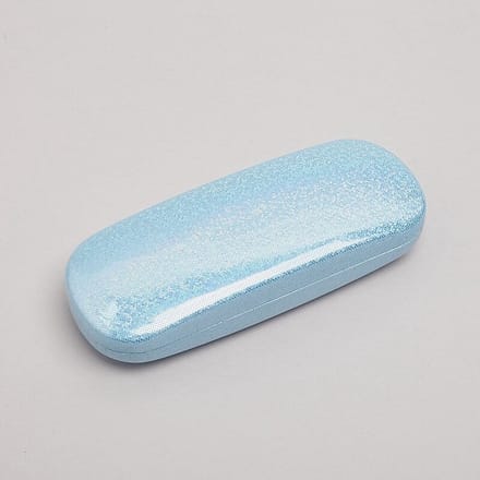Glitter Brillenkoker - Blauw - Brillenhouder - Cadeau