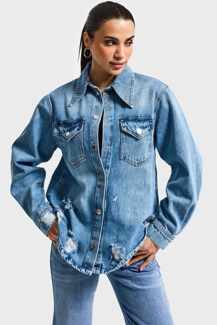 It's Basic - DENIM OVERSHIRT