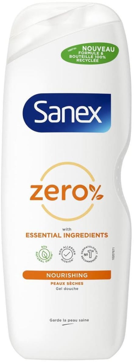 Sanex - Zero% - Nourishing - Douchegel - 725ml - Droge huid