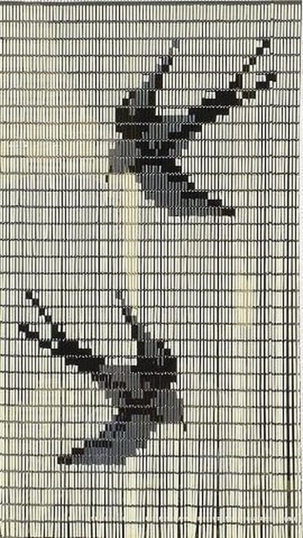 Vliegengordijn - deurgordijn - hulzen - Zwaluw - 90x210cm