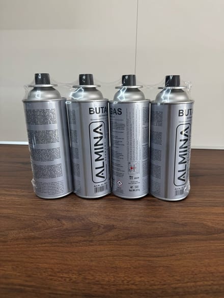 Almina Butaangas - Set van 4 - 227g - Fles Butaangas