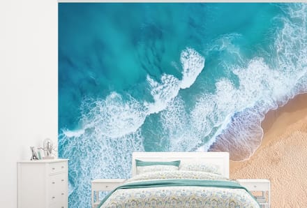 Behang - Fotobehang Strand - Water - Zee - Breedte 275 cm x hoogte 220 cm