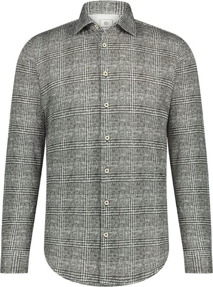 Blue Industry shirt ruit bruin
