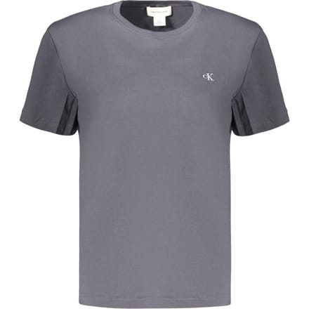 Calvin Klein Short Sleeve Monogram Crew Tee Ebony Taglia: M | Maglie Sportivi Outlet | Donna | Nero