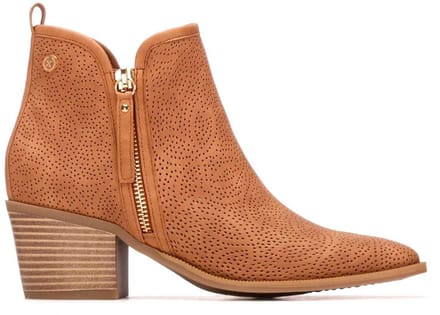 Xti 145266 Booties Met Hak Bruin EU 38 Vrouw
