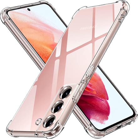 Hoesje geschikt voor Samsung Galaxy S22 - Techsuit Shockproof Silicone Back Cover - Transparant