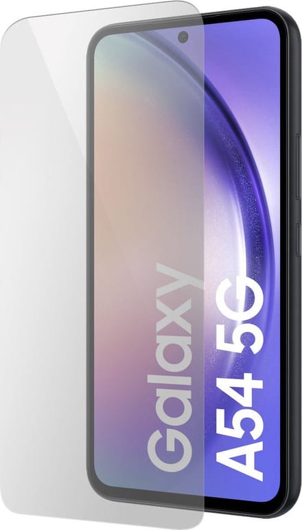 Mobiparts Screenprotector geschikt voor Samsung Galaxy A54 - Gehard Glas - Anti-bacterieel -