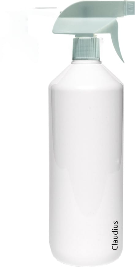 Lege Plastic Fles 500 ml PET wit - met witte spraykop - set van 10 stuks - navulbaar - leeg