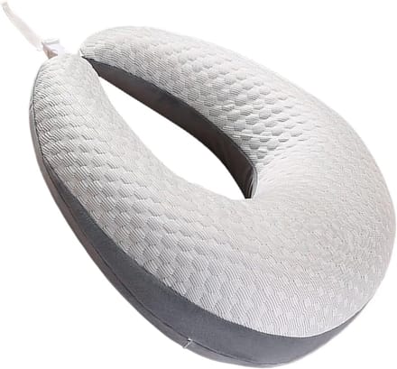 Armsteunkussen - Leeskussen Bed - Ontspanning Comfort - Ergonomische Steun - 60 x 58 cm - Grijs