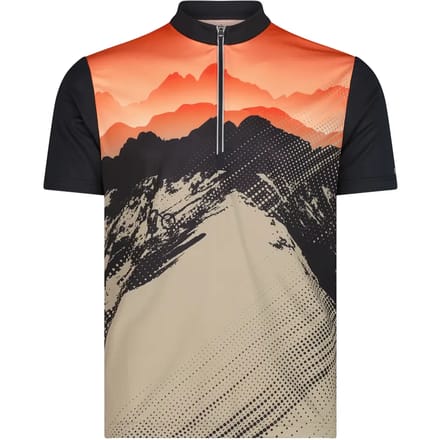 Geprinte T-shirt met rits CMP