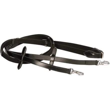 HARRY'S HORSE TEUGELS WEBBAND MET CLIPSLUITING Zwart