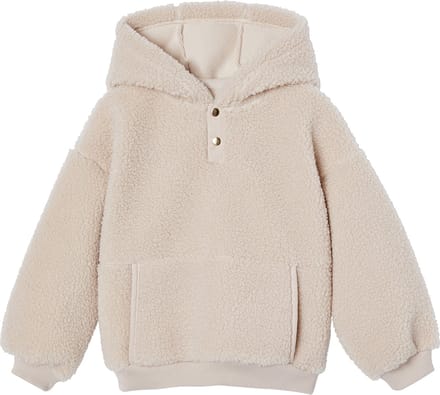 Vertbaudet Meisjessweater met capuchon van sherpa