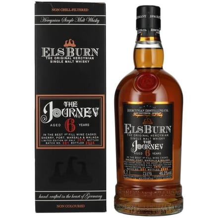 Elsburn 6 Years Old THE JOURNEY Single Malt Batch No. 002 2026 46% Vol. 0,7l in geschenkverpakking