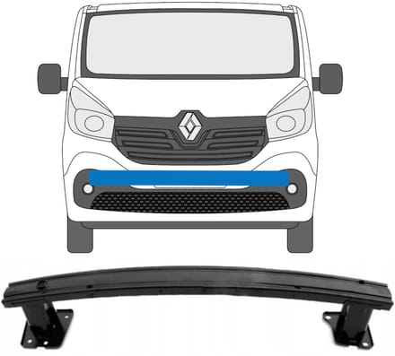 Versterking voorbumper / balk voor Opel Vivaro 2014-2019