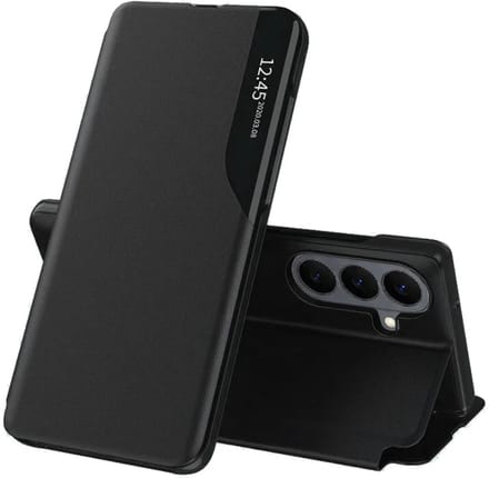 Hoesje geschikt voor Samsung Galaxy S26 Plus - Techsuit eFold Book Case - Zwart