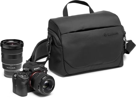 Manfrotto MB MA3-SB-M cameratassen en rugzakken Schoudertas Zwart