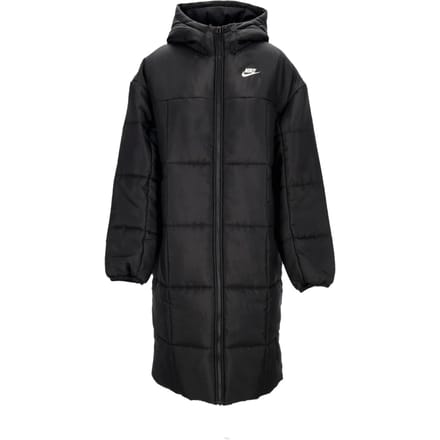 Lange donsjas W Thermic Classic Parka voor dames, zwart/wit
