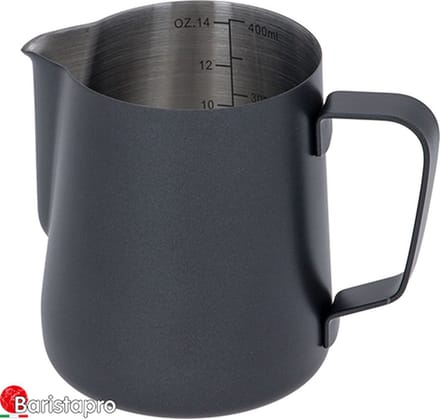 BaristaPro Melkopschuimkan - Zwart - 400ml