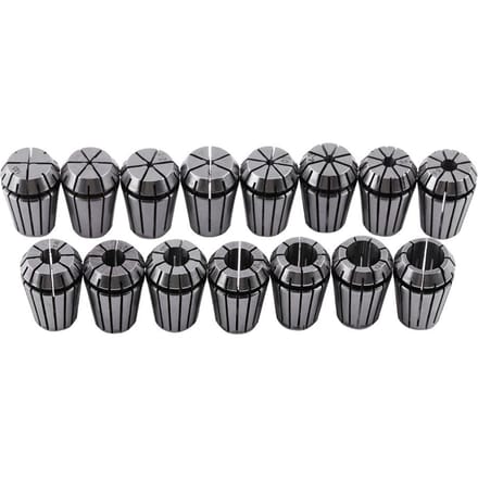 15-delige ER20veerklauwenset voor CNC-graveer machine en freesdraaibank Gereedschap 1‑13mm wit