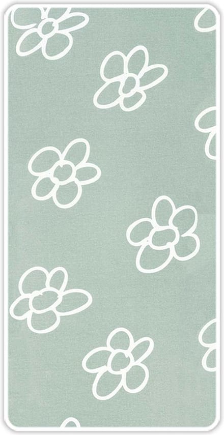 Leuke Strijkhoezen | Strijkdeken - Bloemen Groen - 130 x 65 cm - Strijken zonder strijkplank