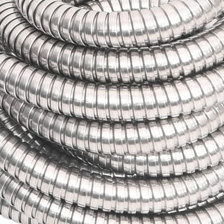 Tuinslang met sproeikop - Flexibele waterslang - Tuin bewateren - 8 sproeipatronen - 30 meter - Zilver