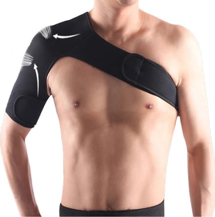 Schouderbrace - Verstelbare Schouderbrace - Schouder Ondersteuning - Sporten - One Size - Rechts