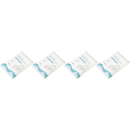 40 Pièces Housse de Siège de Toilette Jetable Doublures Protecteurs Accessoires de Voyage Essentiels white
